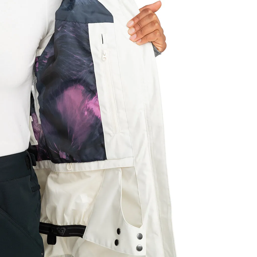 Roxy 2024 Quinn Jacket - Egret