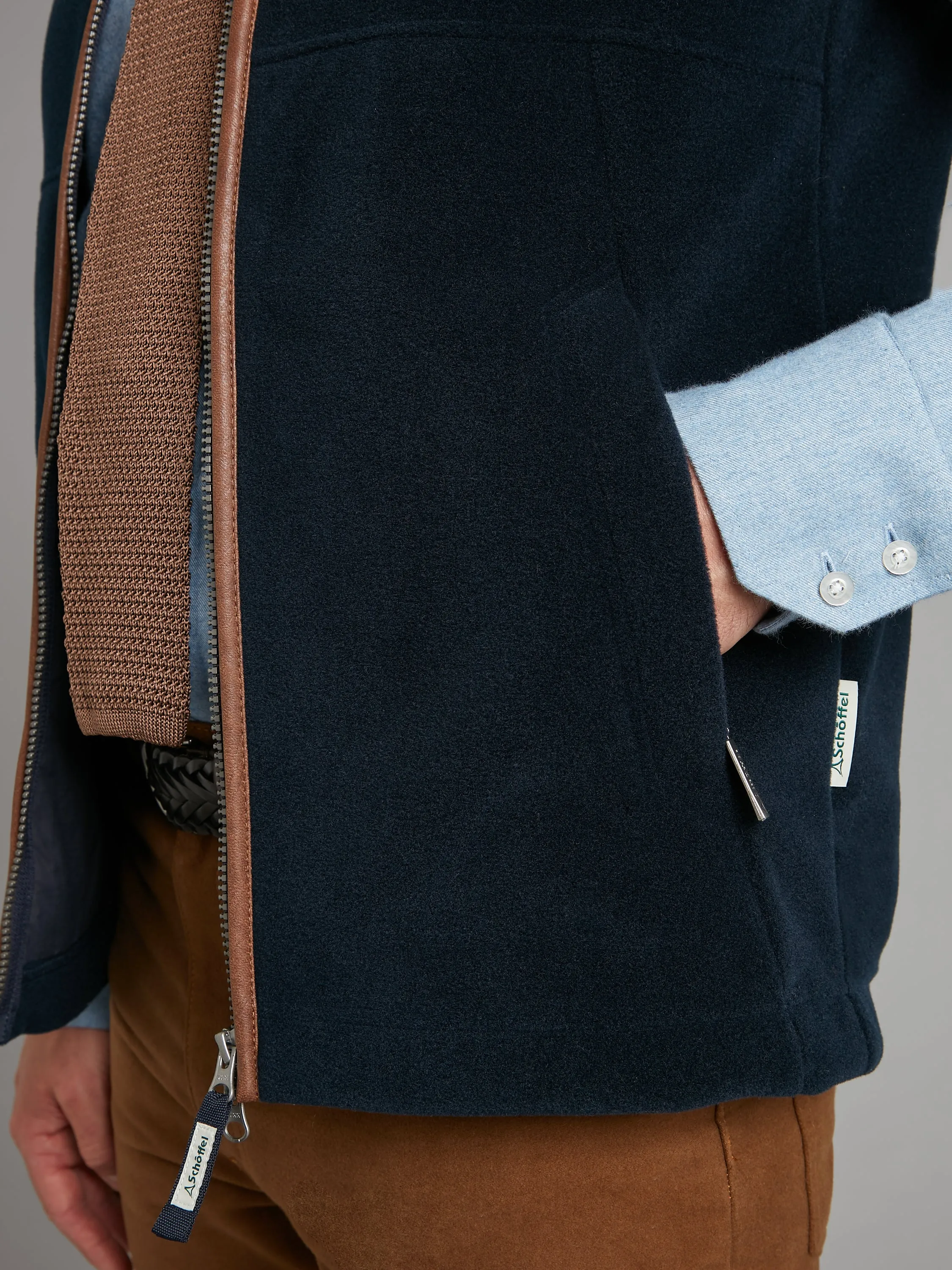 Schoffel Oakham Fleece Vest - Navy