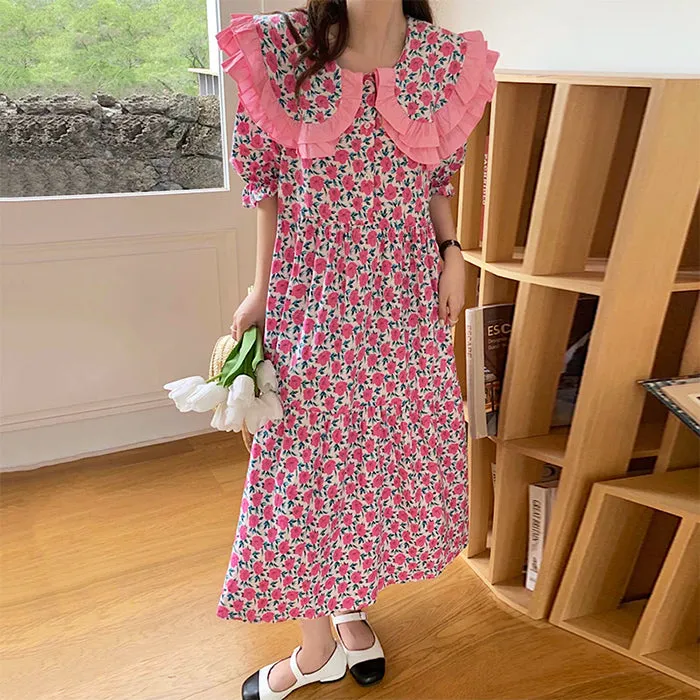 Secret Garden Collar Floral Dress