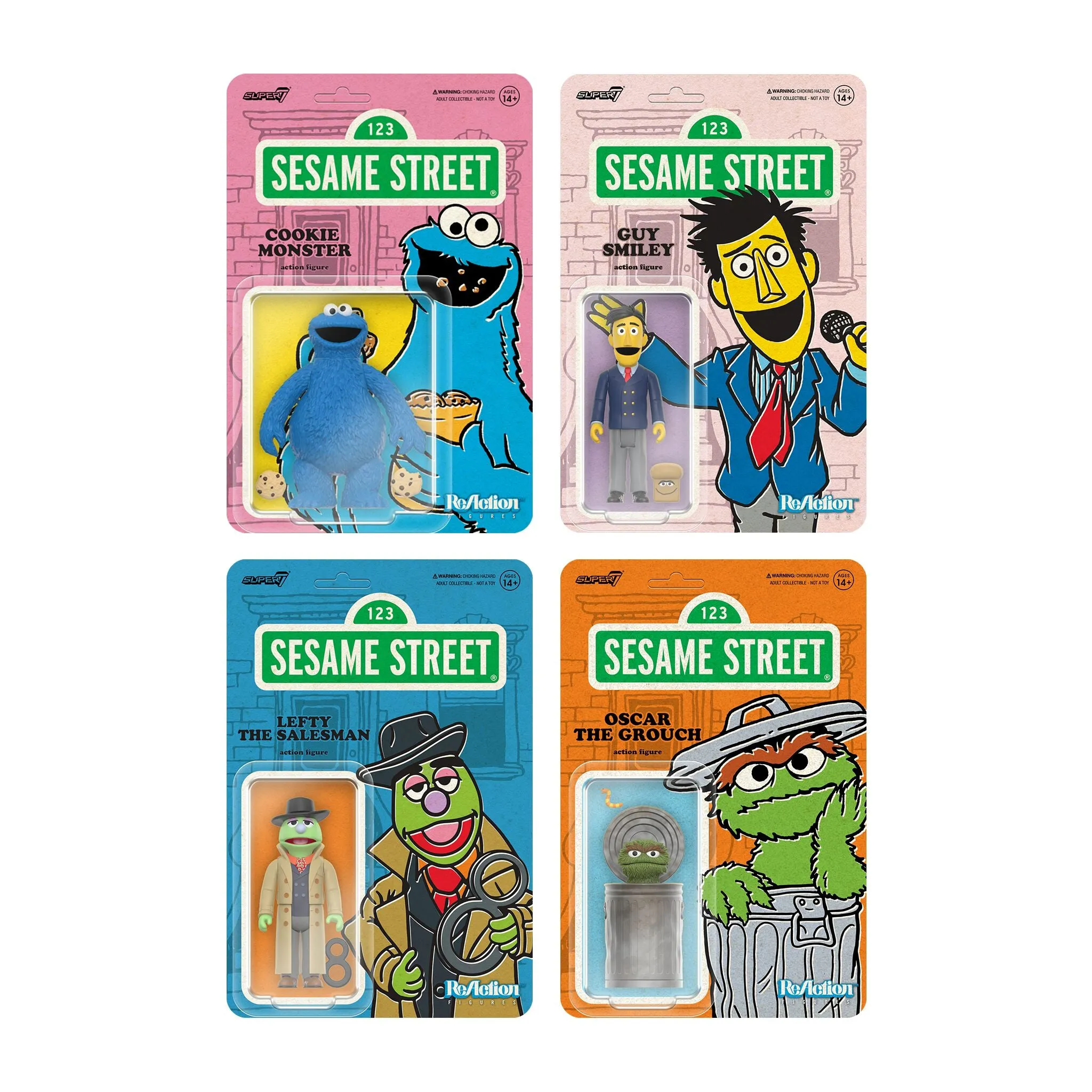 Sesame Street ReAction Figures Wave 02 - Lefty the Salesman