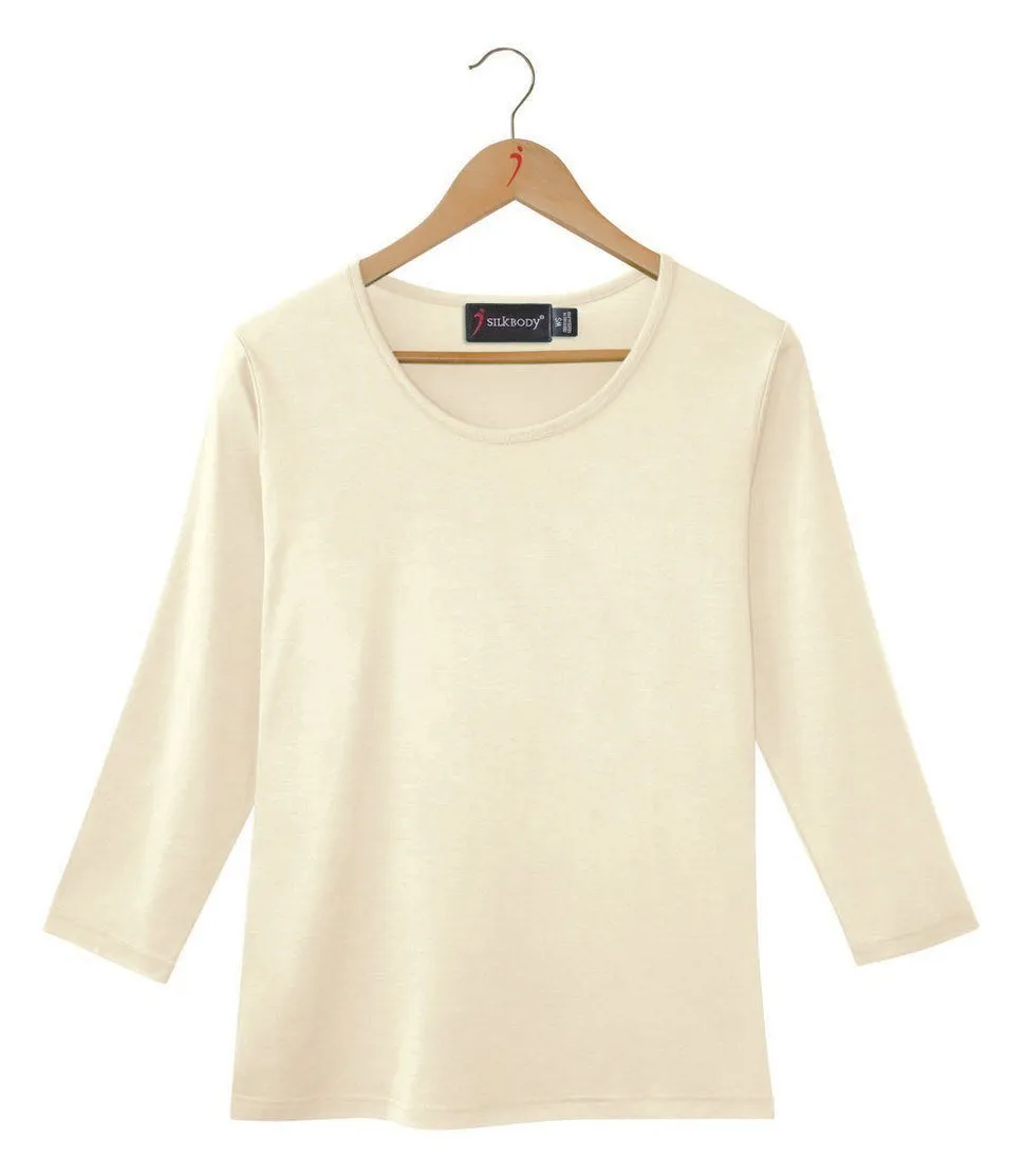 Silkspun 3/4 Sleeve Scoop