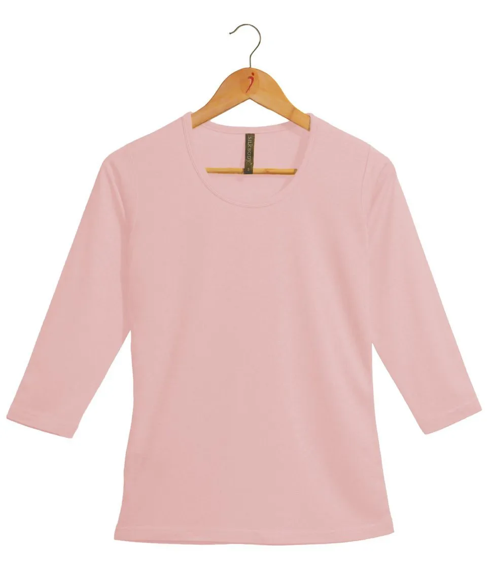 Silkspun 3/4 Sleeve Scoop