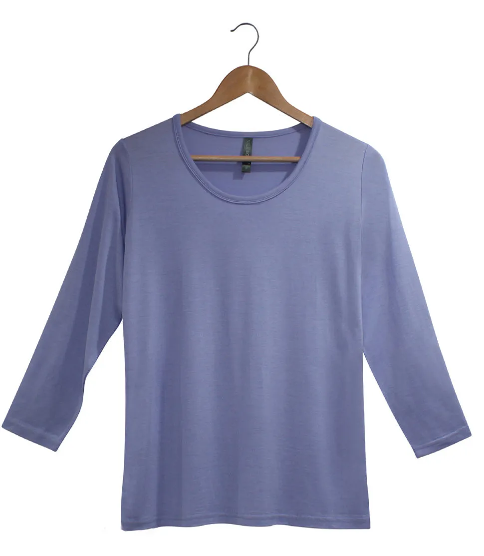 Silkspun 3/4 Sleeve Scoop