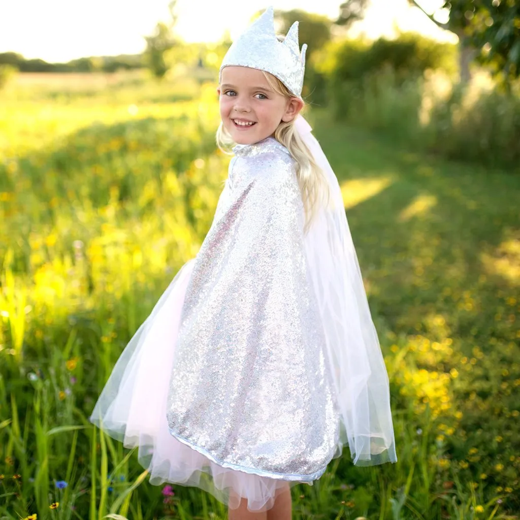 Silver Sequin Cape
