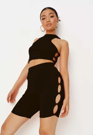 Smart Cut Out Combo In Black
