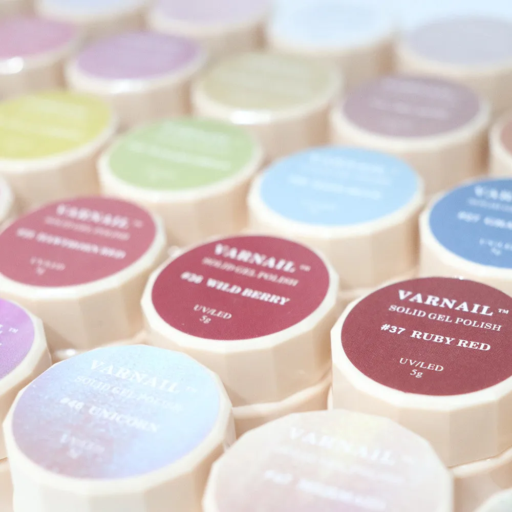Solid Gel Polish 10 Colors Set - Classic