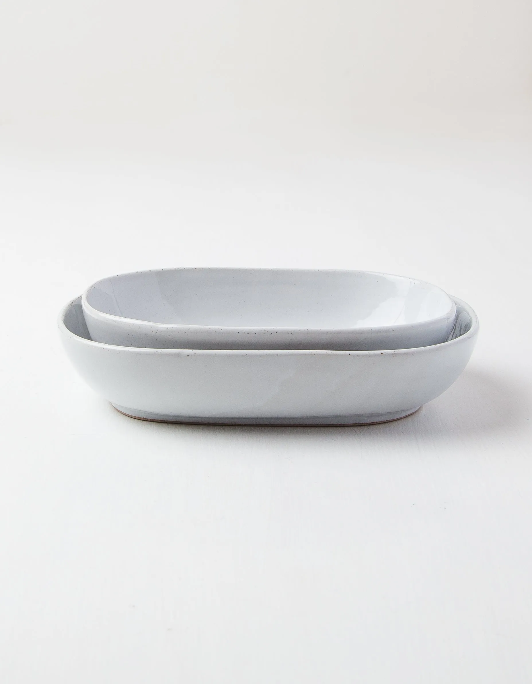 Speckle White Cooking/ Serving Dishes