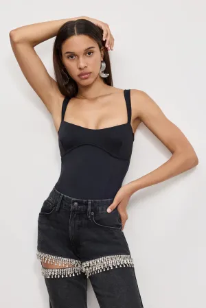 Sweetheart Scuba Tank Bodysuit | Black