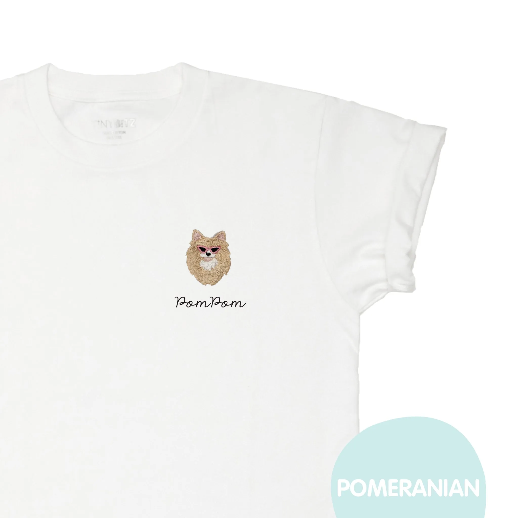 TinyBitz x GG: Personalized Tee (Pomeranian)
