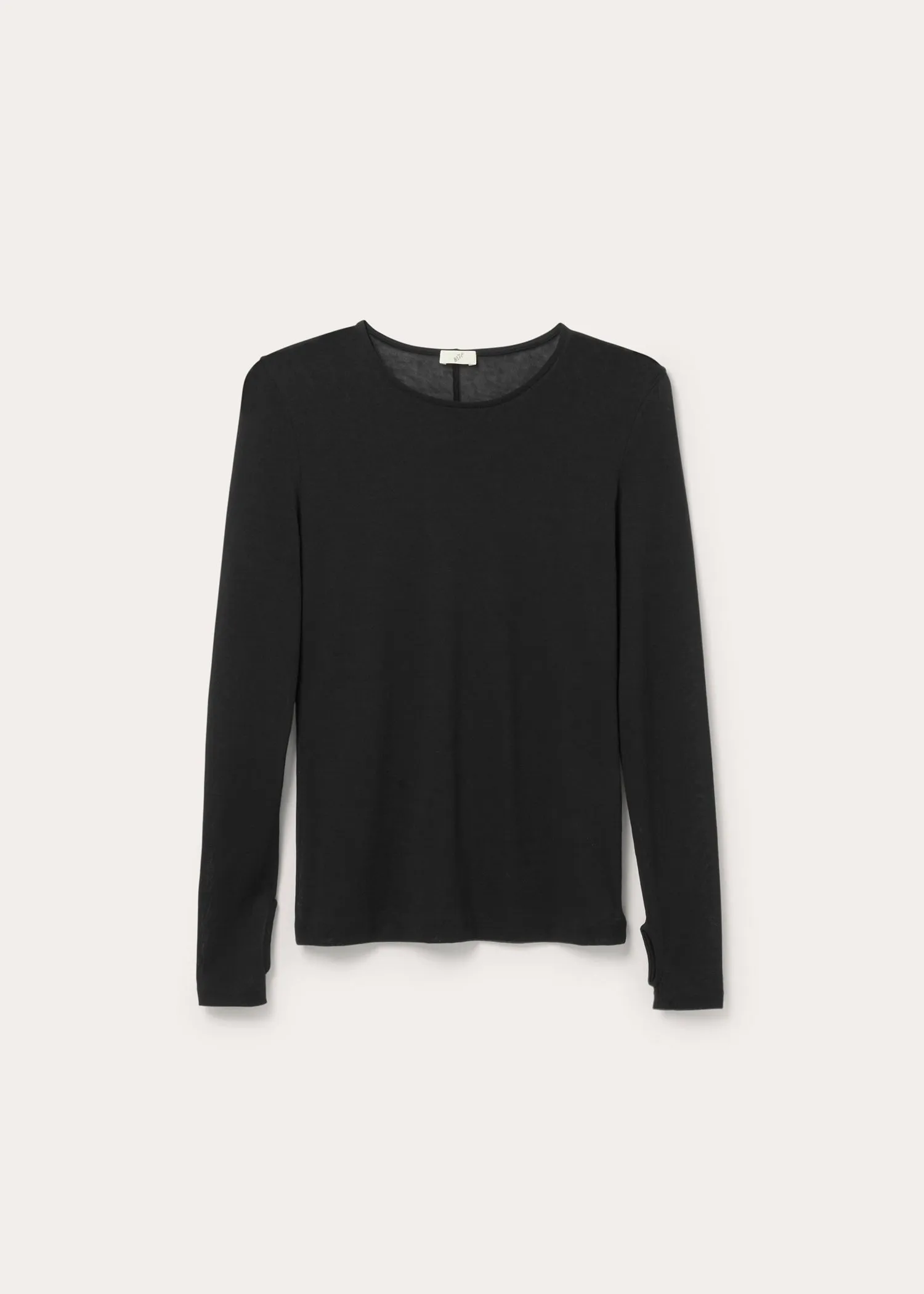 Transparent long-sleeve