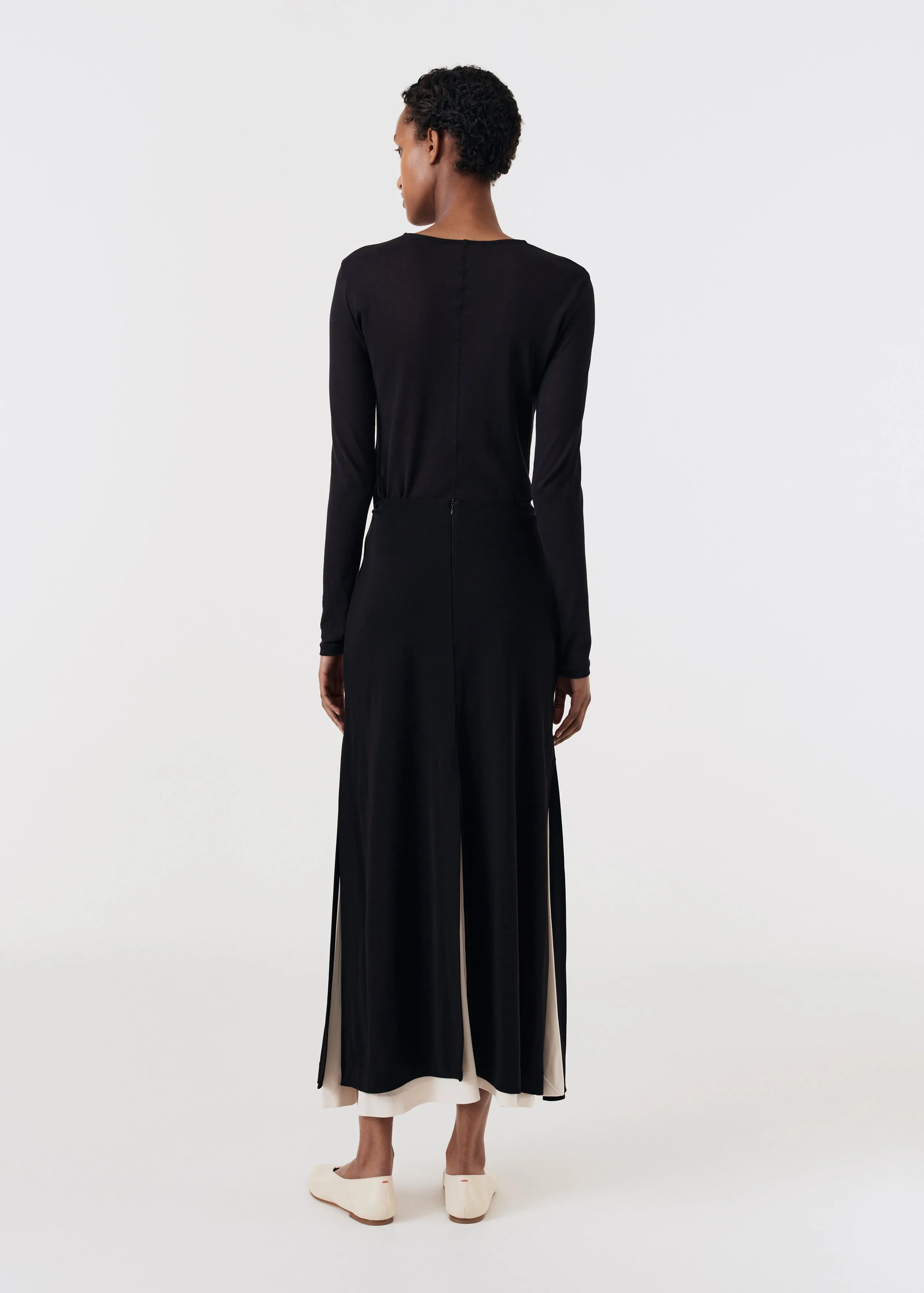 Transparent long-sleeve
