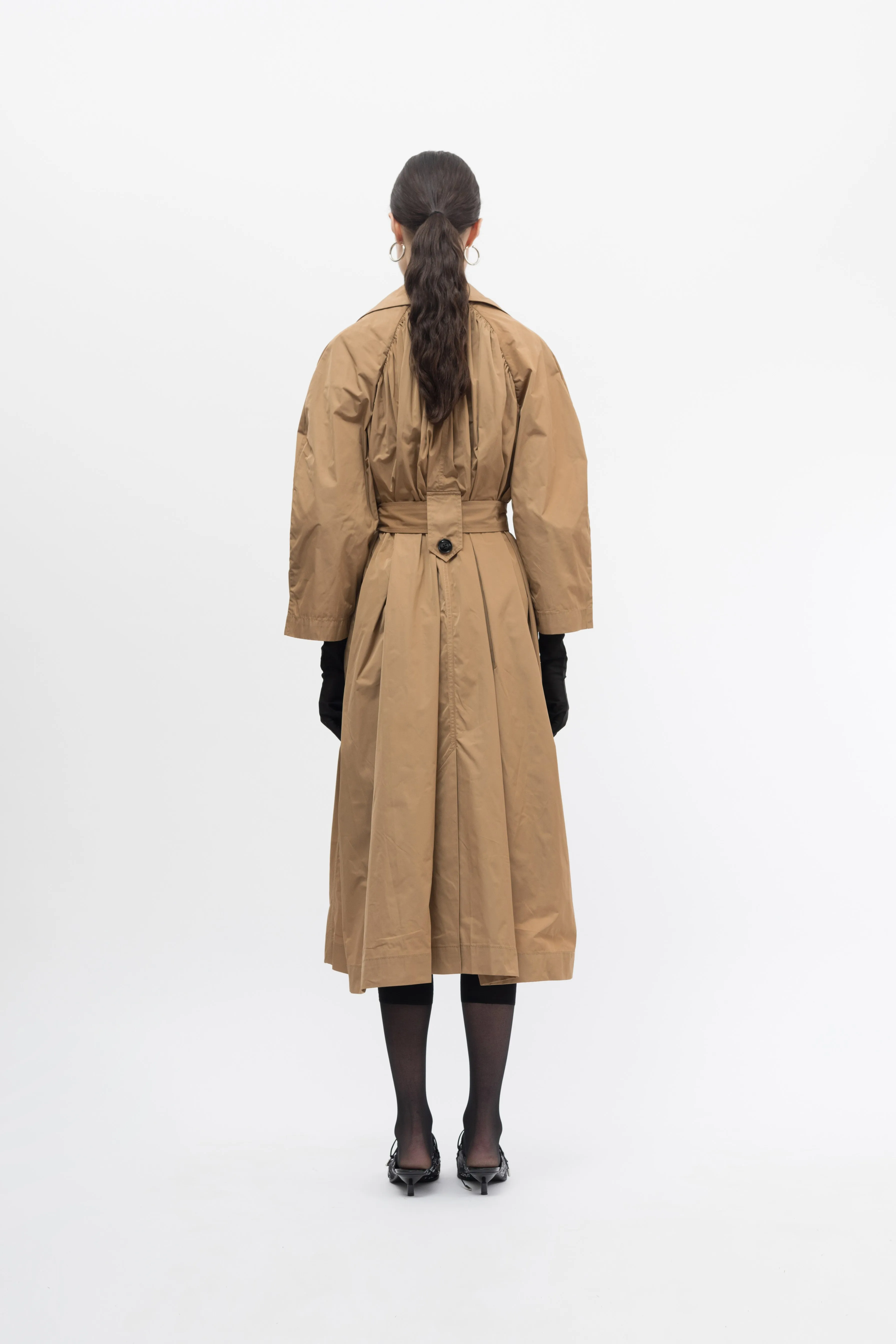 Twill Taffeta Trench Coat