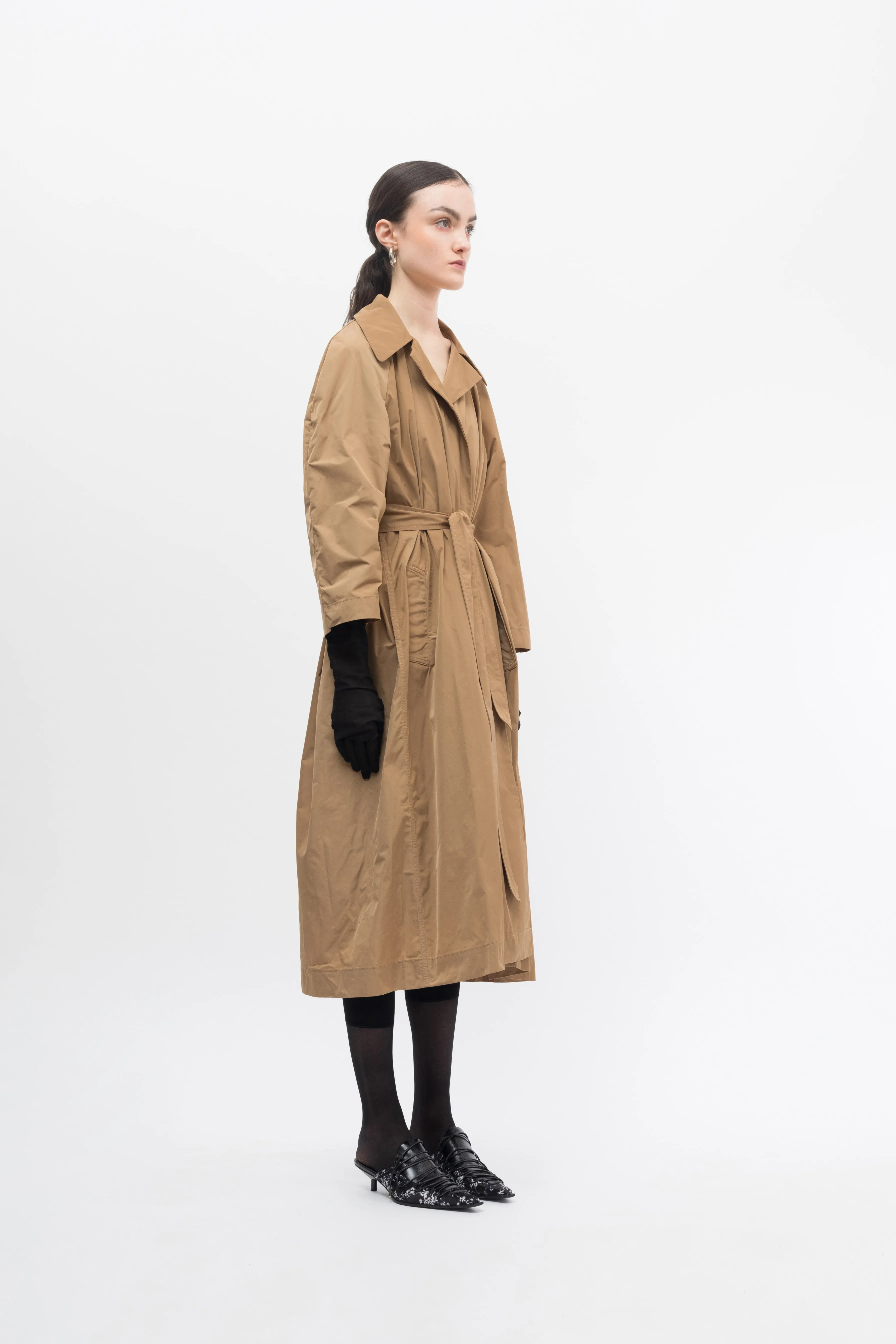 Twill Taffeta Trench Coat