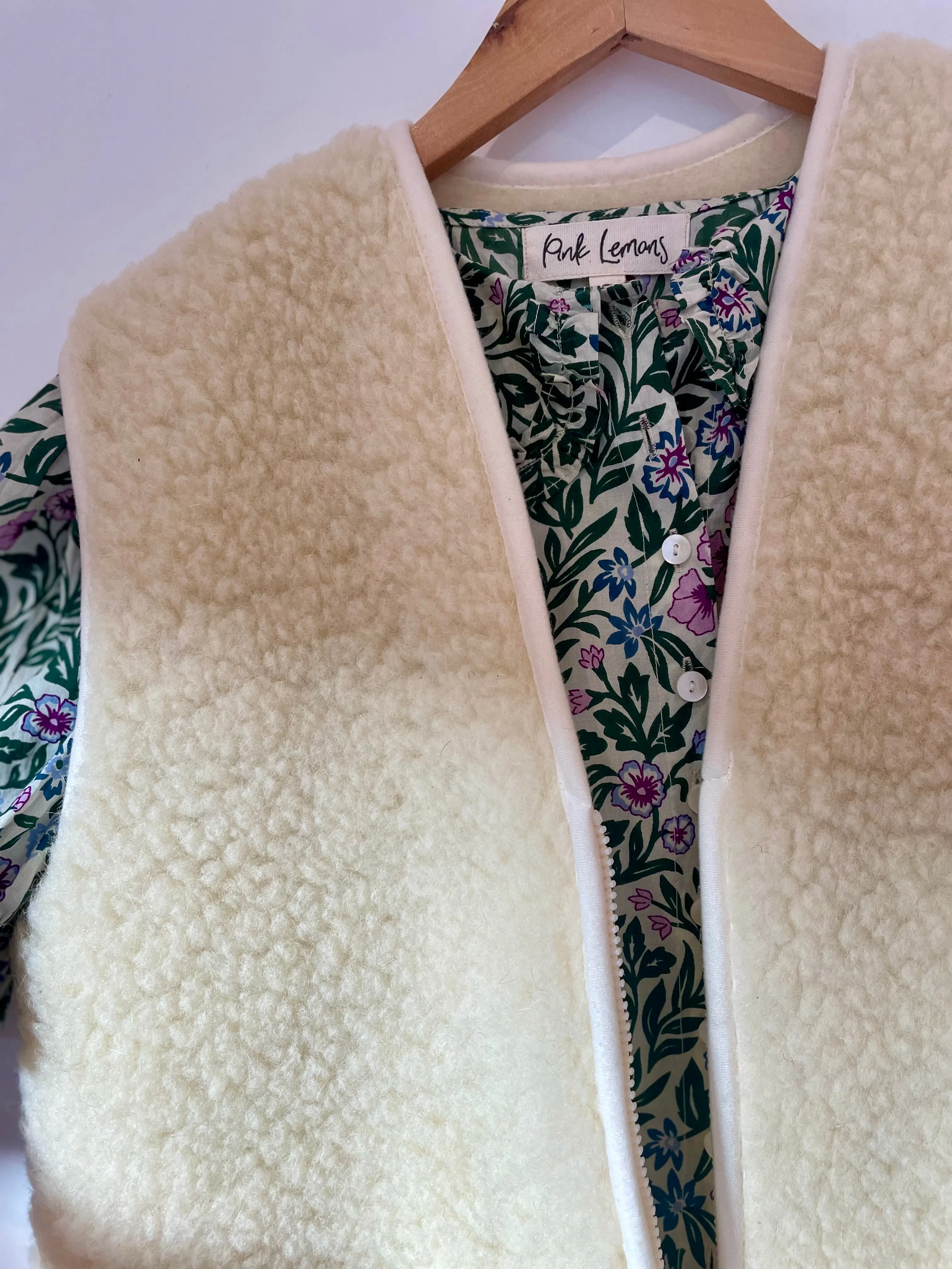 Wool Gilet - Natural