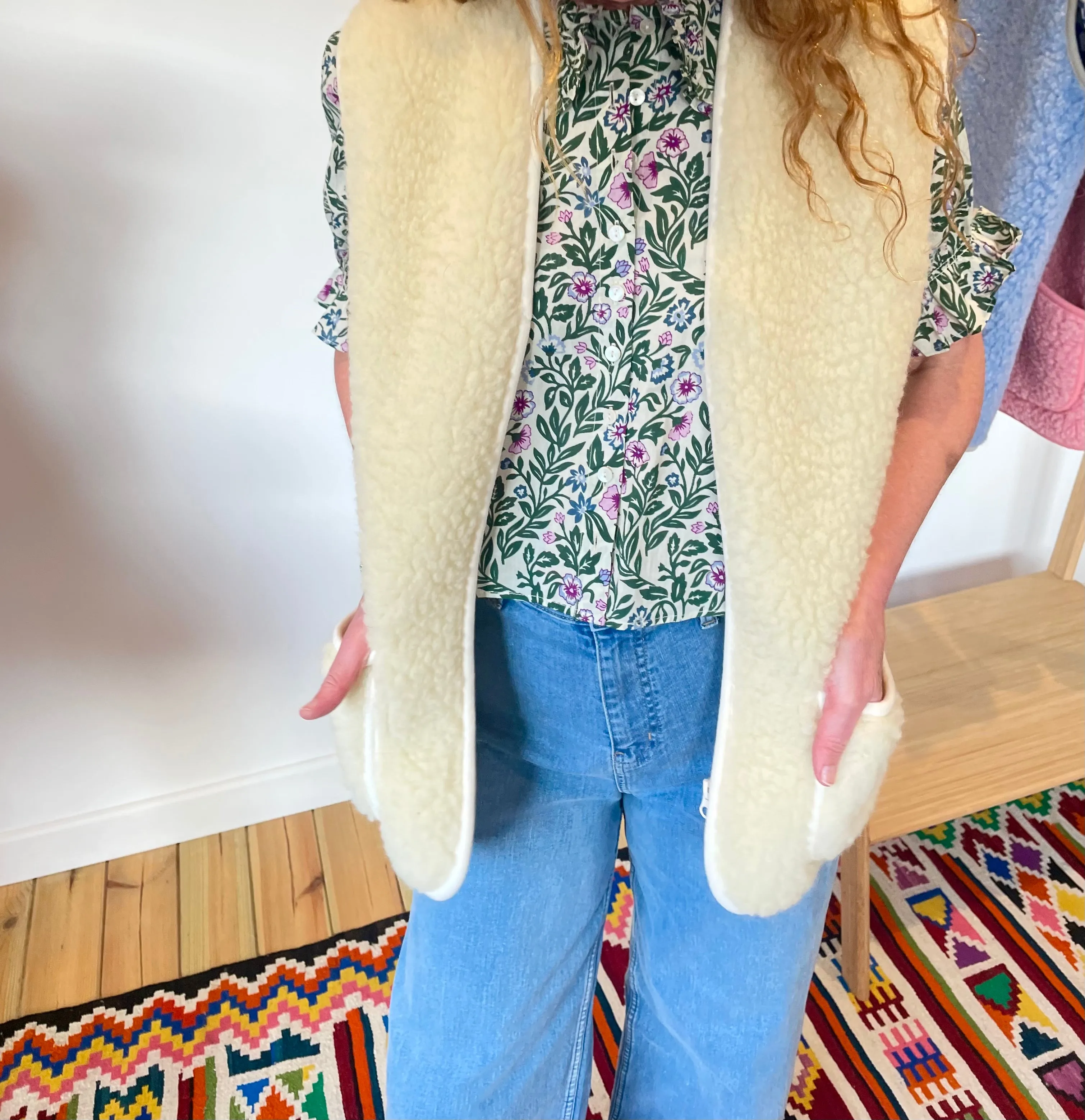 Wool Gilet - Natural