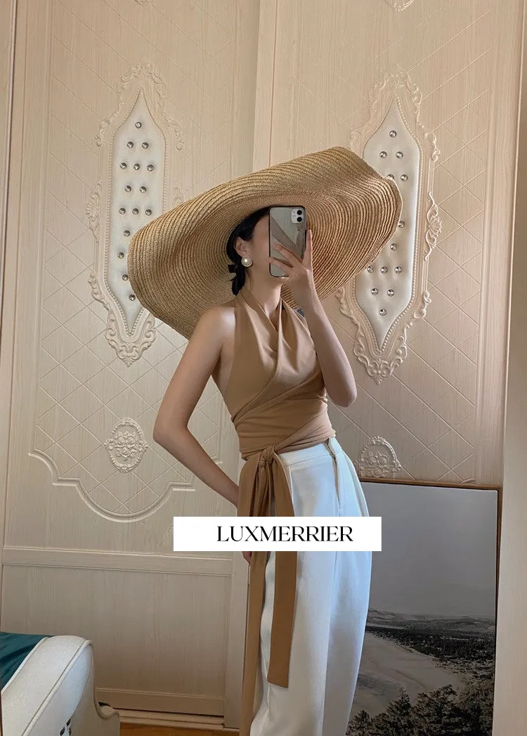 Wraparound Halterneck Top (preorder)