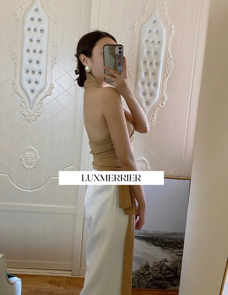 Wraparound Halterneck Top (preorder)