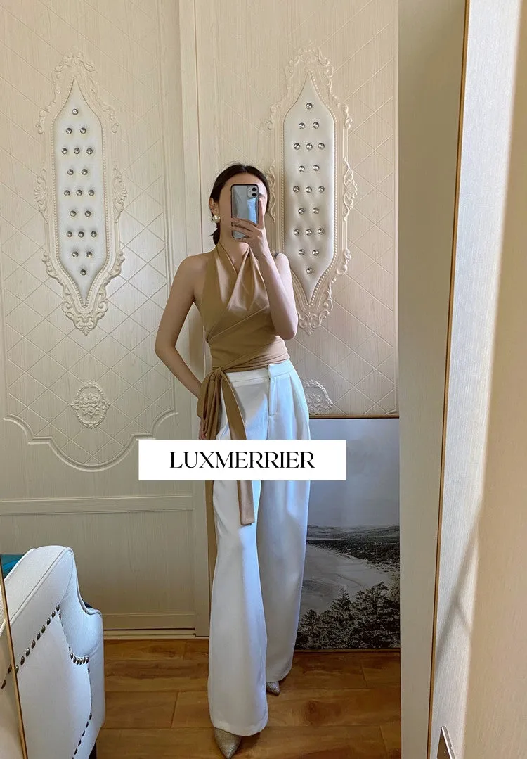 Wraparound Halterneck Top (preorder)