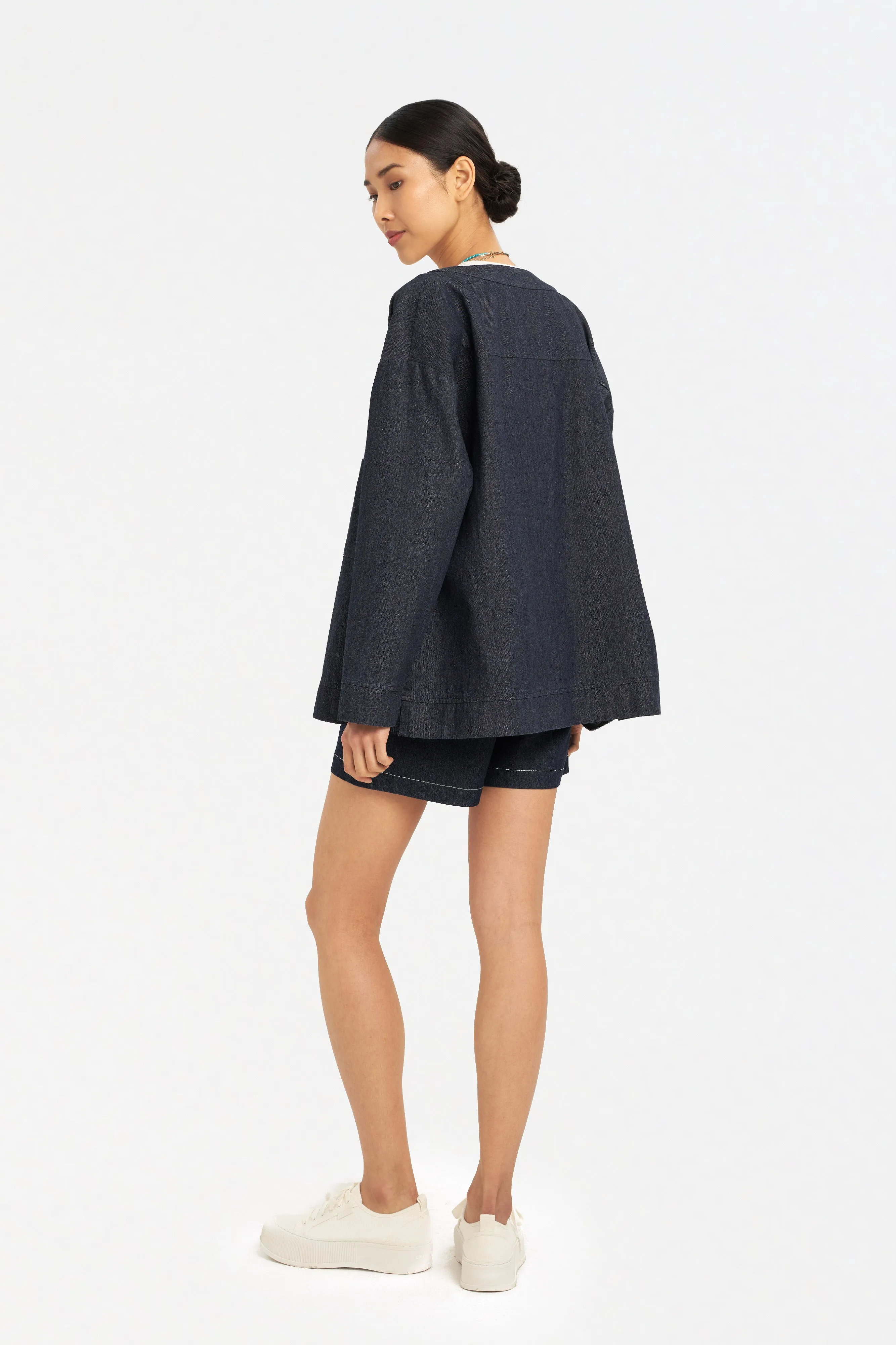 Yuna Denim Kimono Jacket
