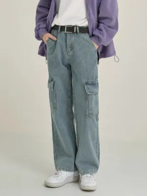 Zhou Versatile Cargo Style Jeans